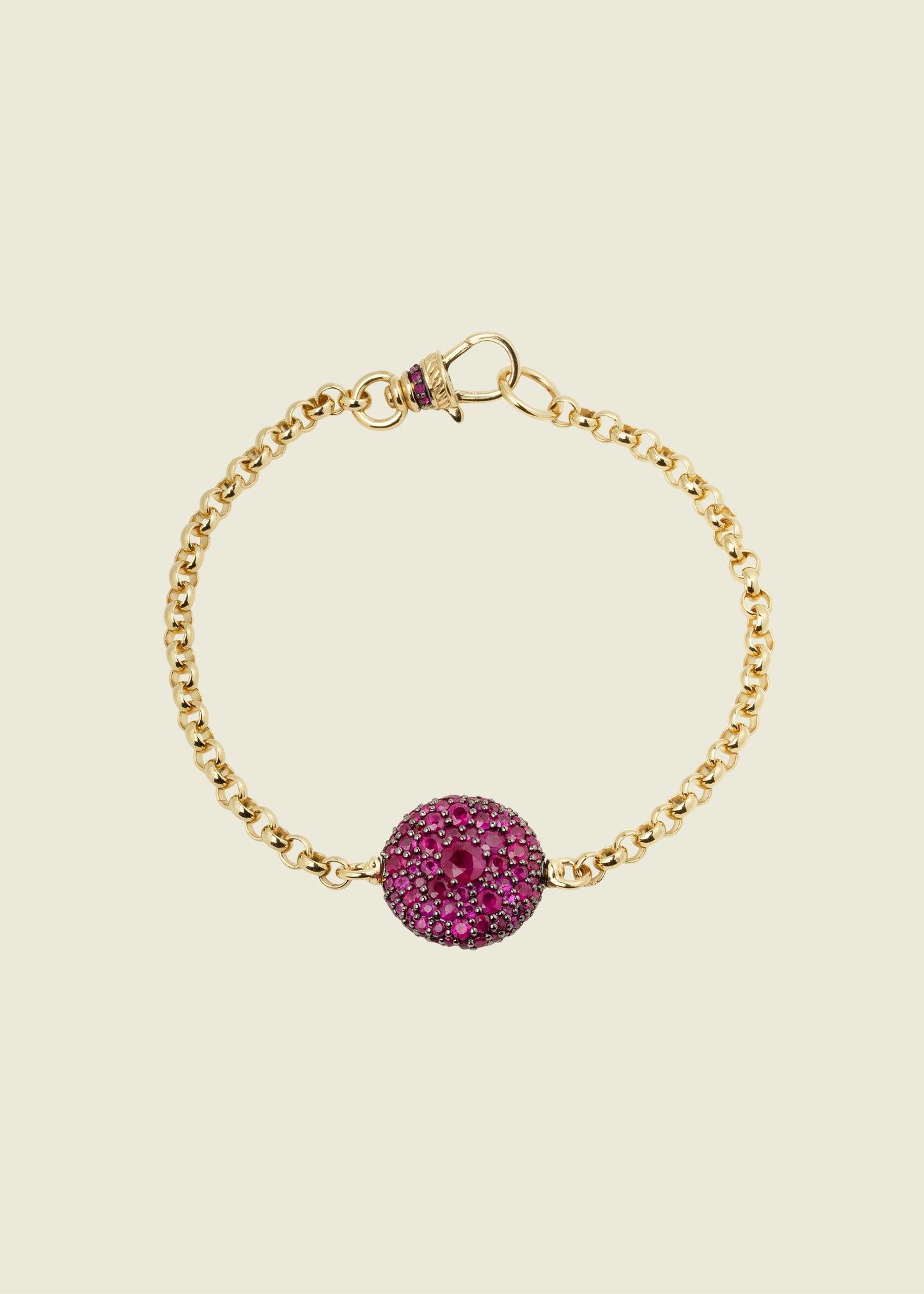 Ruby Pocket Watch Bracelet