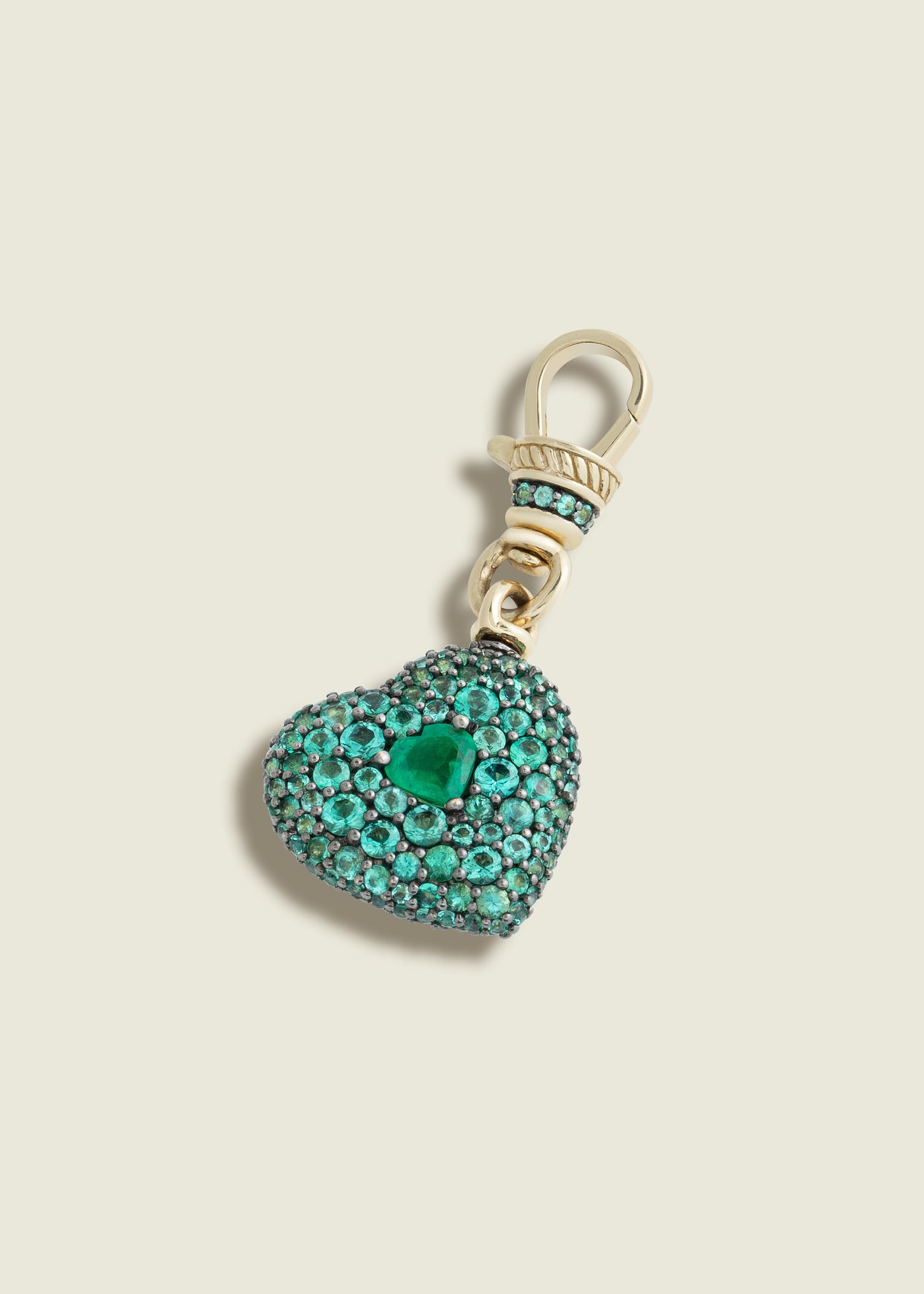 Emerald Chubby Love Pendant