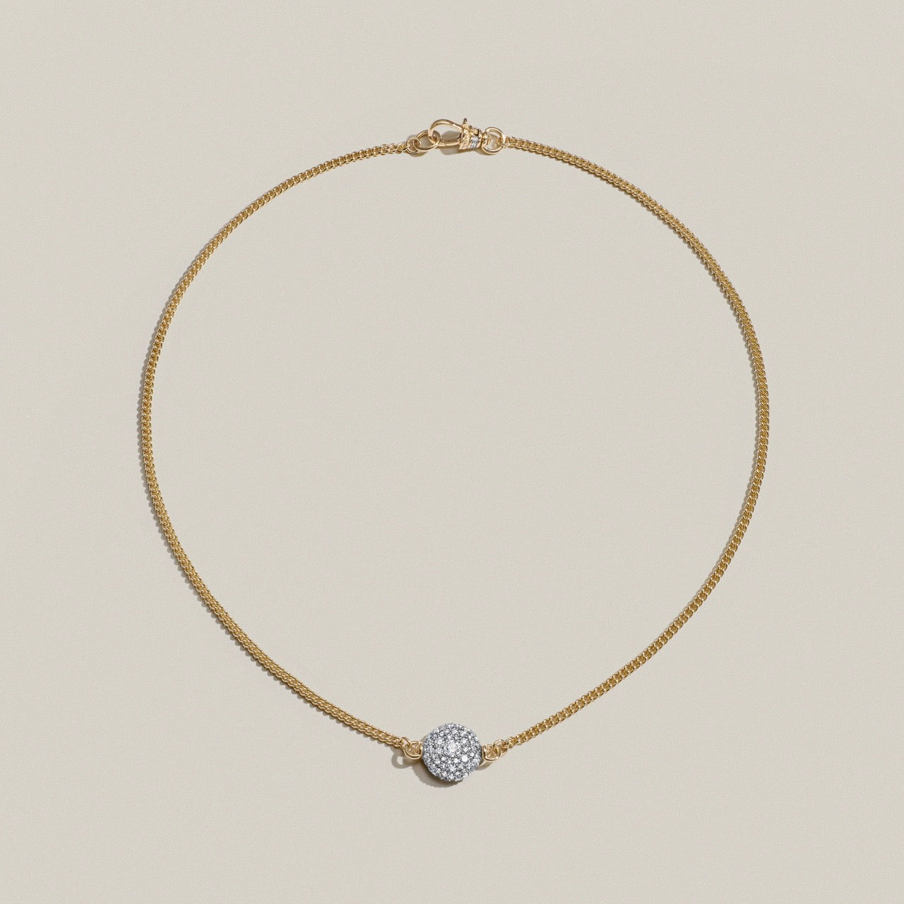 Modern Finish Diamond Baby Pocket Watch Necklace