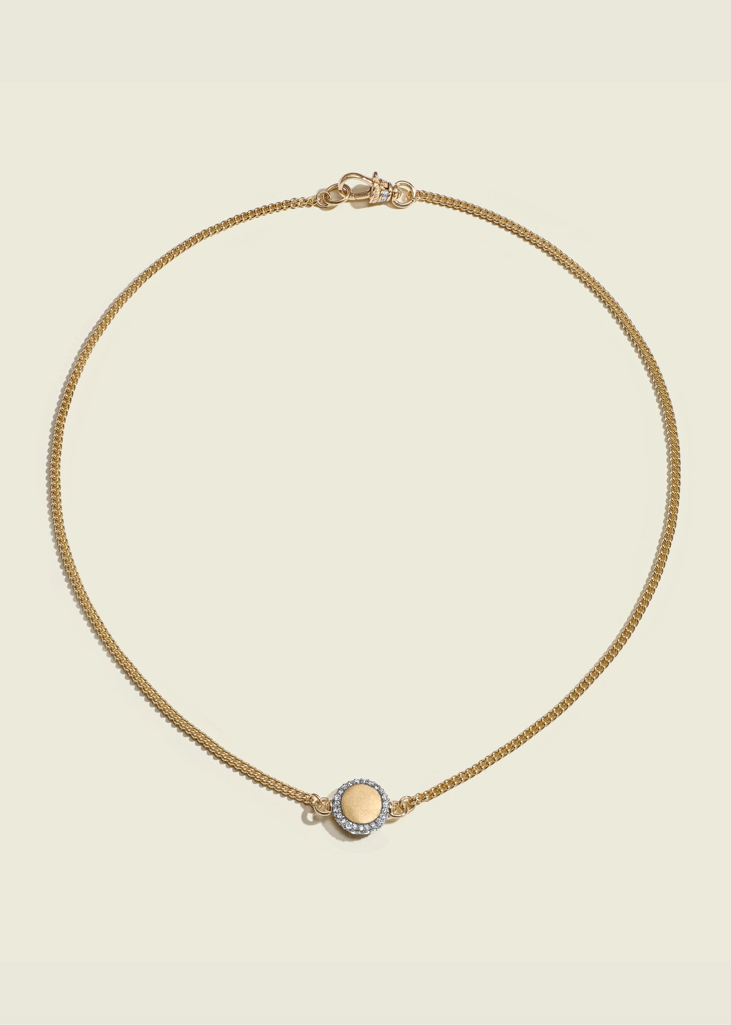 Modern Finish Diamond Baby Pocket Watch Necklace