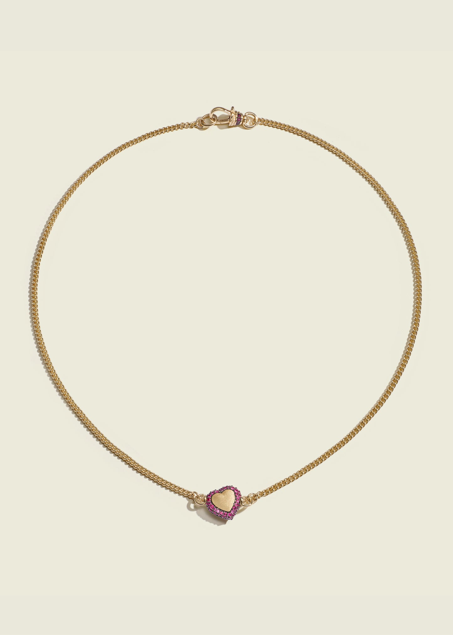 Ruby Chubby Love Necklace