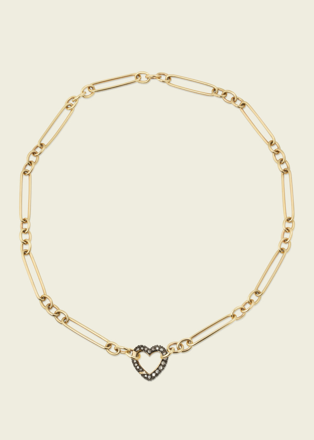 Antique Finish Diamond Love Connection