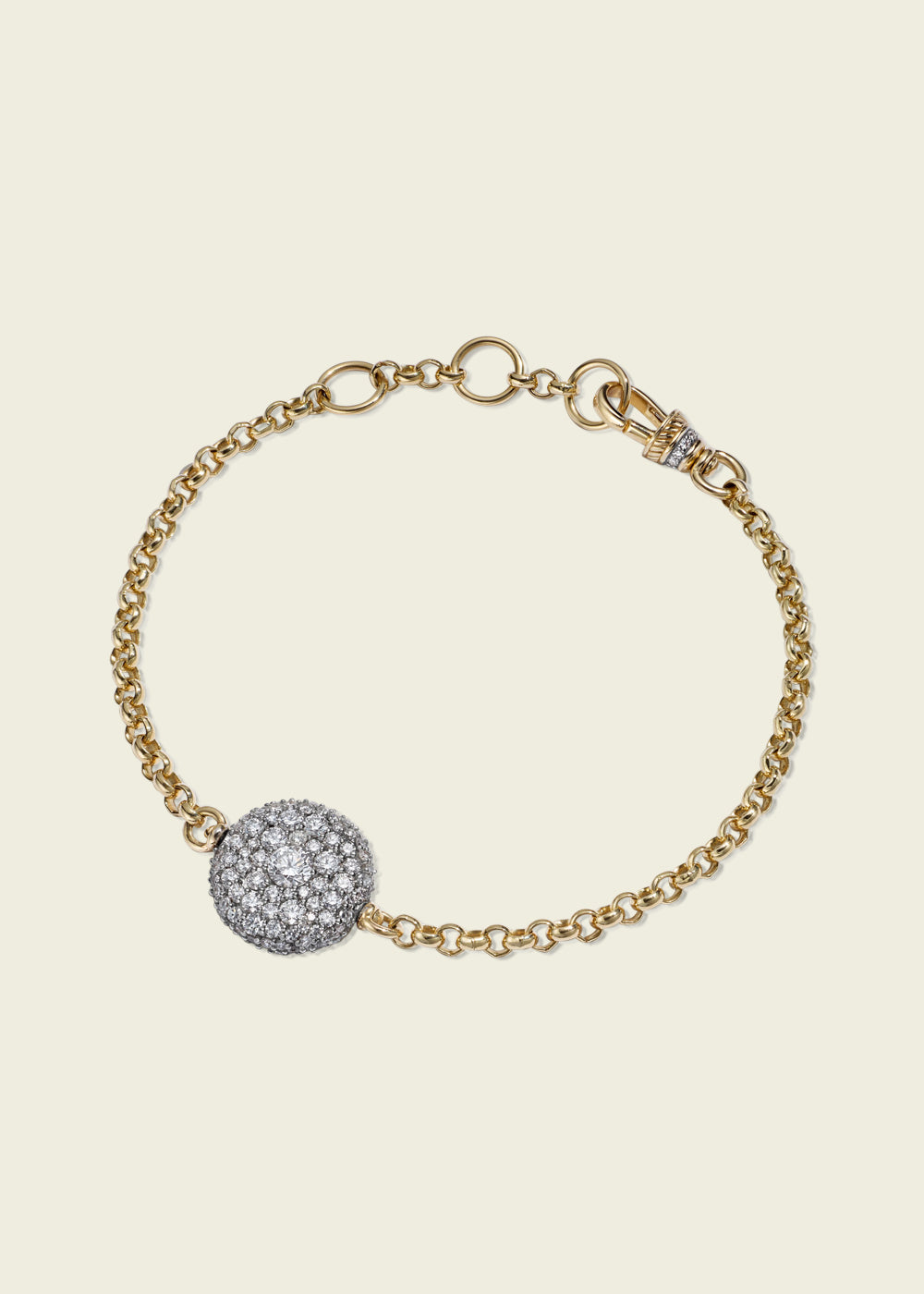 Modern Finish Diamond Pocket Watch Bracelet