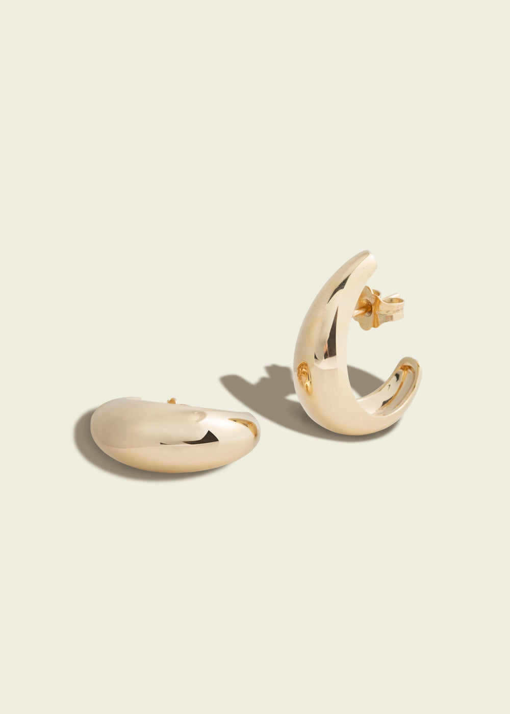 Polished Finish Gold Dust Ear Cuffs