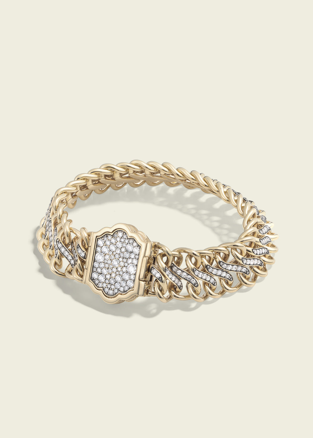 Medusa Double Diamond Bracelet