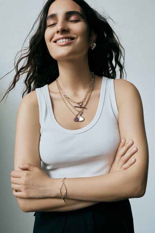 Modern Finish Diamond Love Connection