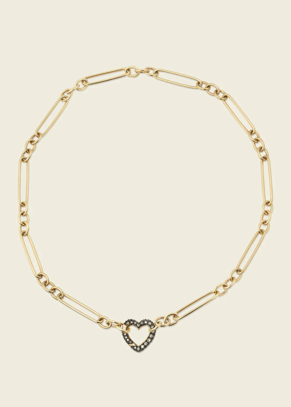 Antique Finish Diamond Love Connection