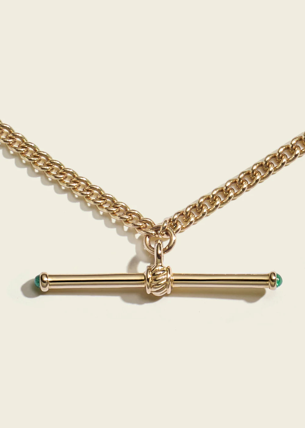 Baby Gold T-Bar Necklace