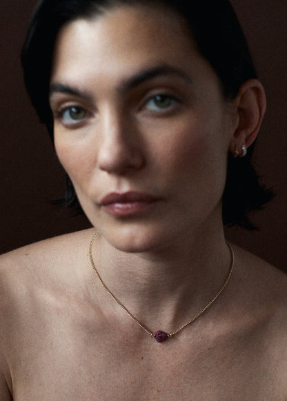 Ruby Chubby Love Necklace