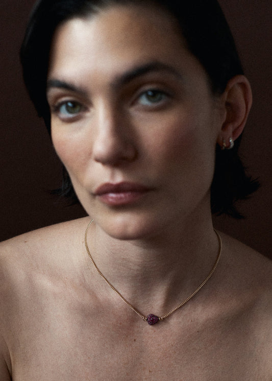 Ruby Chubby Love Necklace