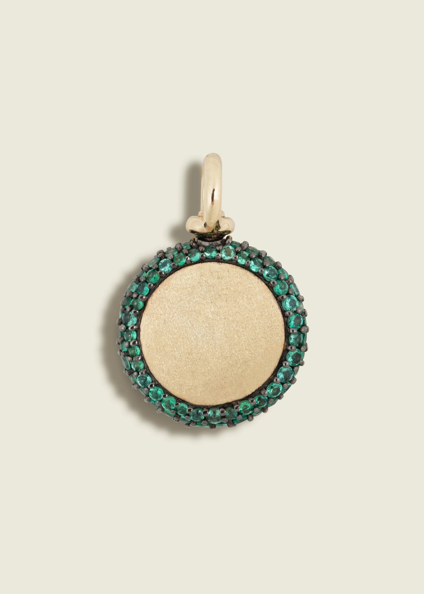 Emerald Pocket Watch Pendant