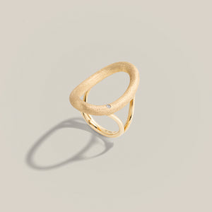 Gold Dust Large Ring