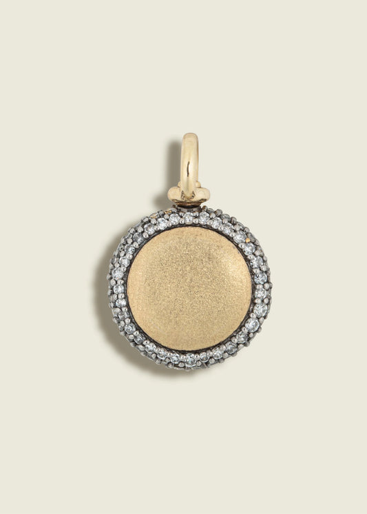 Modern Finish Diamond Pocket Watch Pendant
