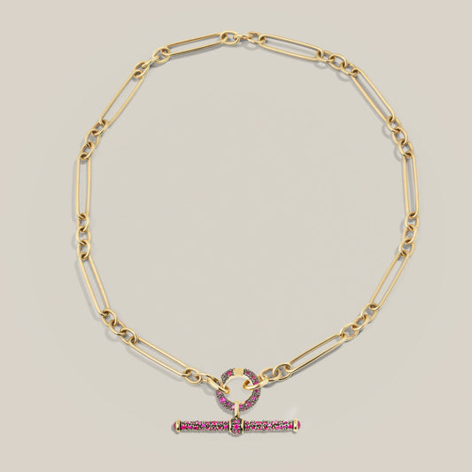 Ruby T-Bar Pendant