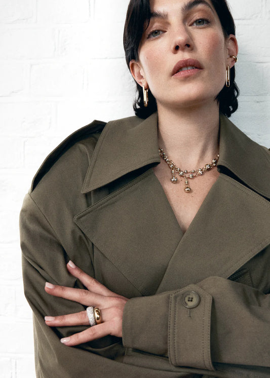 Baby Diamond Ball Breaker Necklace