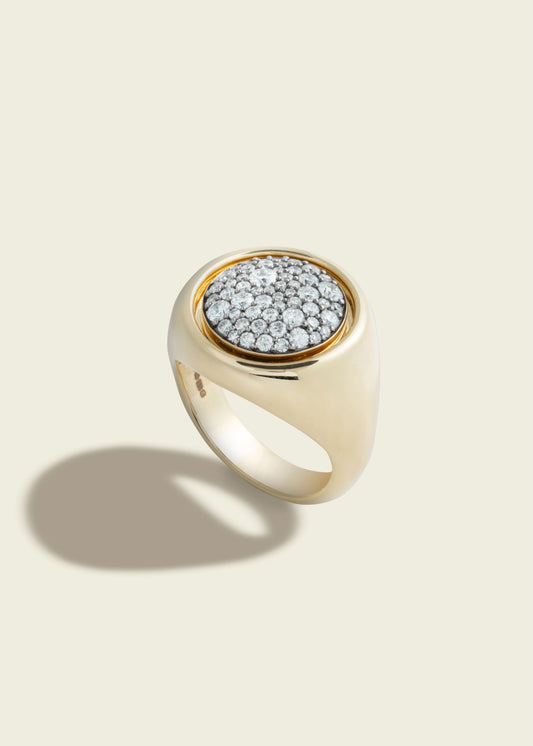 Antique Finish Smartie Ring