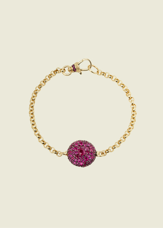 Ruby Pocket Watch Bracelet