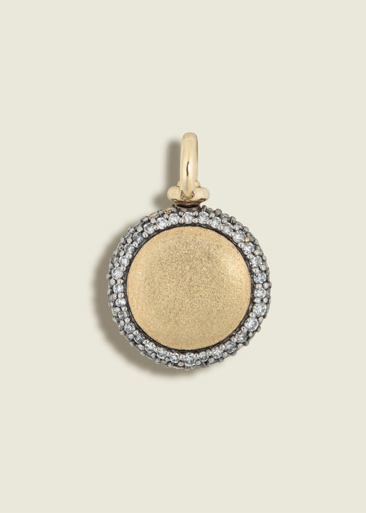Modern Finish Diamond Pocket Watch Pendant