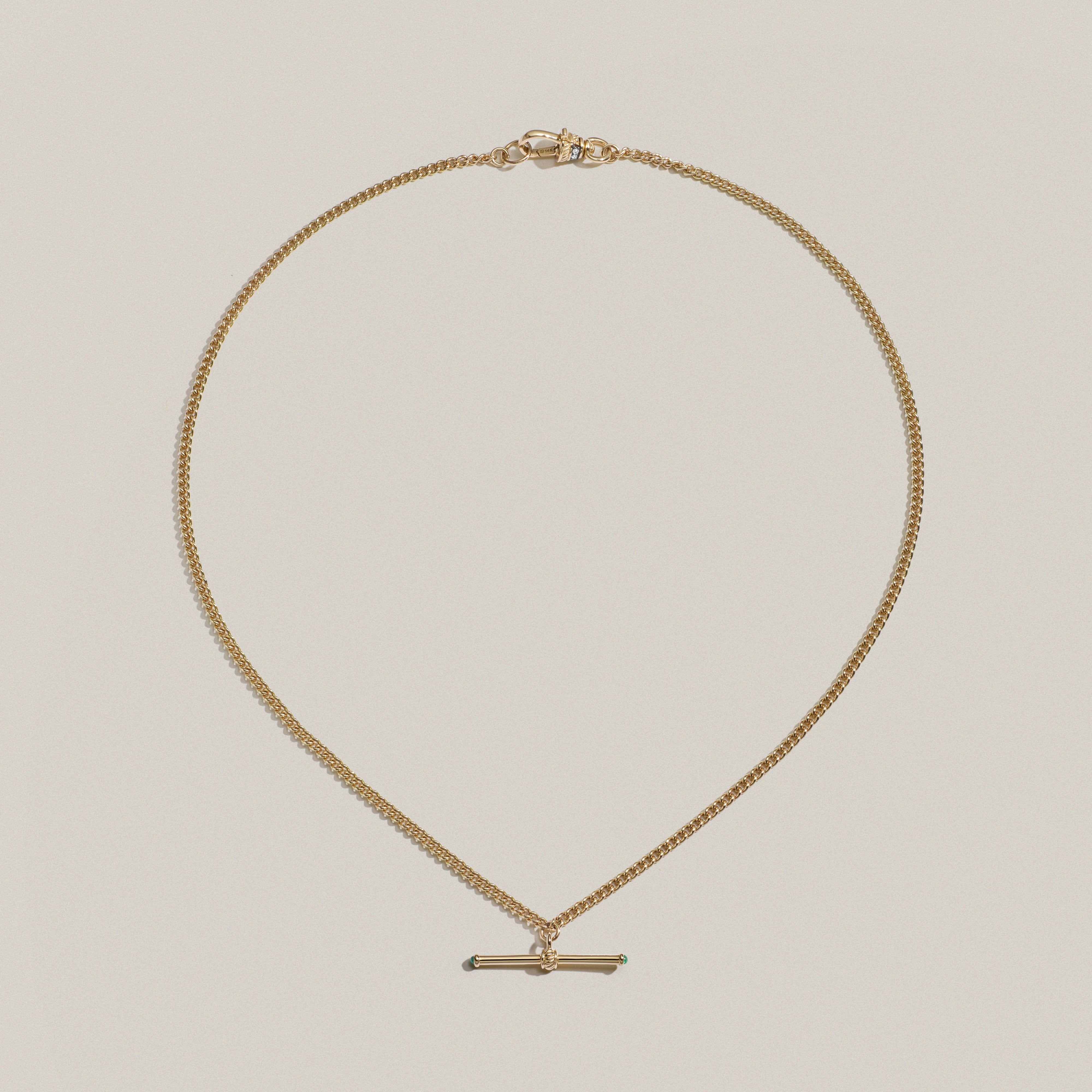 Tiny T-Bar Necklace