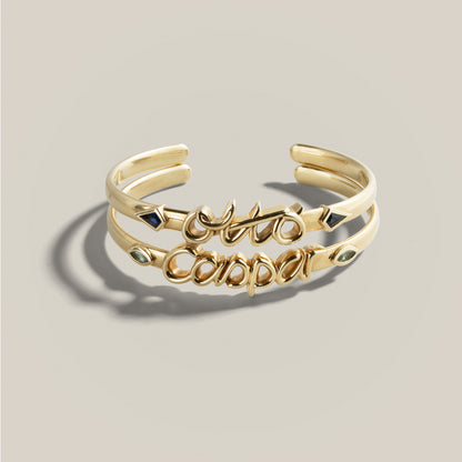 Bespoke name bangle