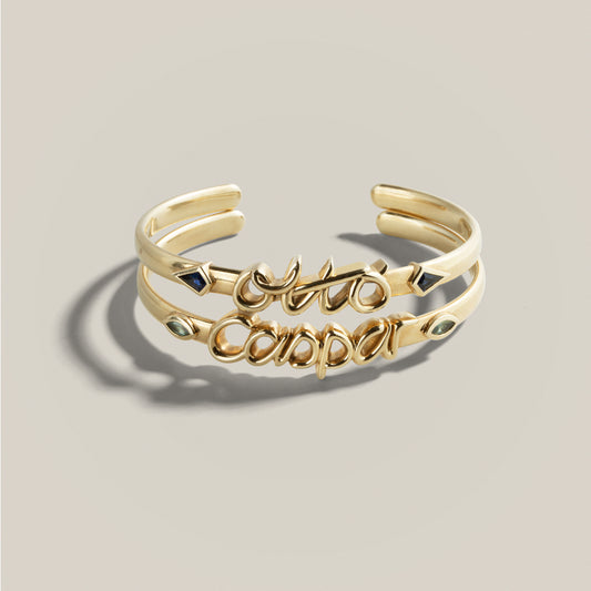 Bespoke name bangle
