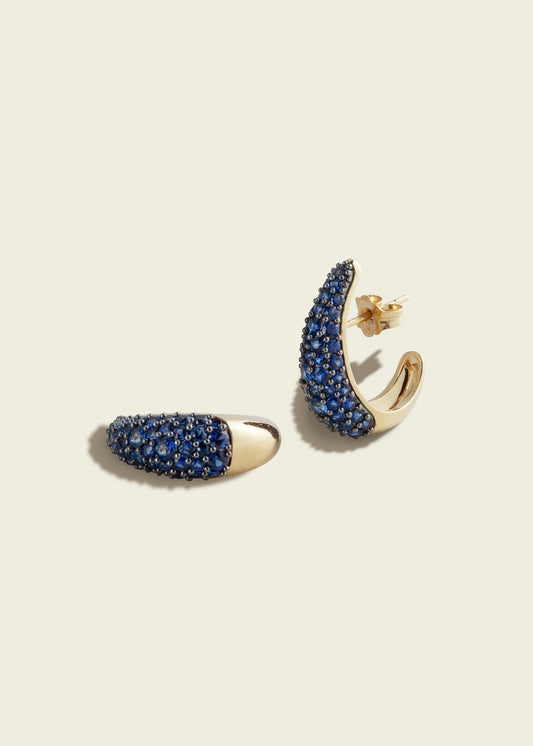 Blue Sapphire Ear Cuffs