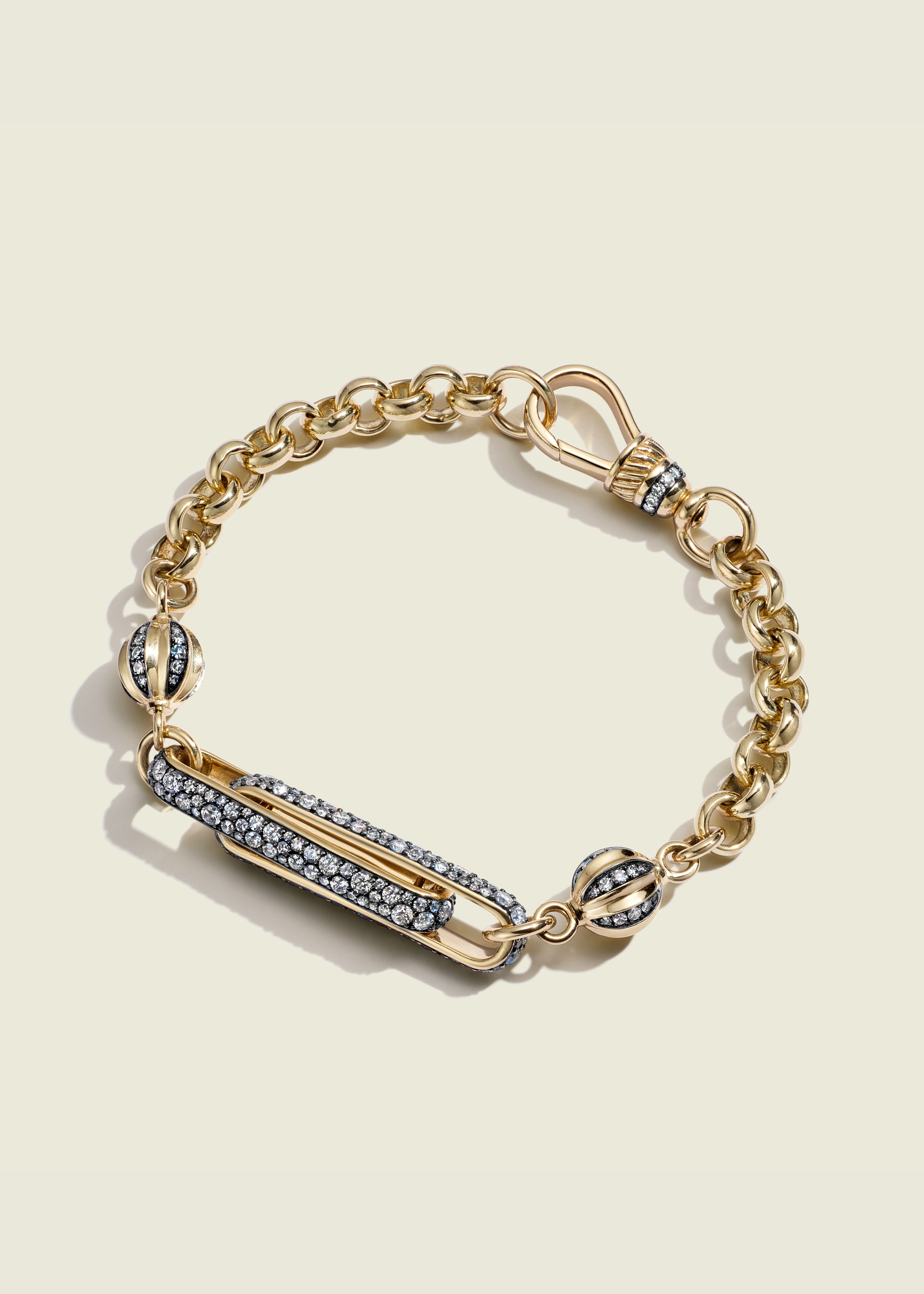 Diamond Stirrup Bracelet