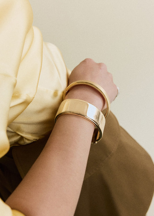 Gold Dust Bangle 25mm