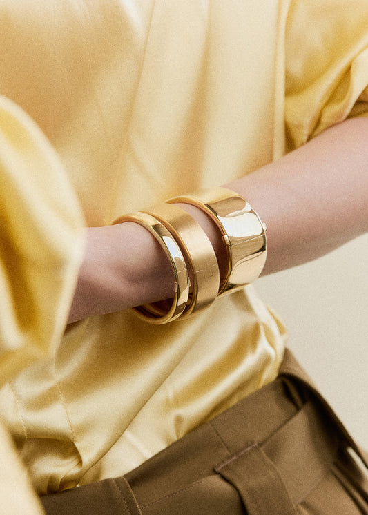Gold Dust Bangle 25mm