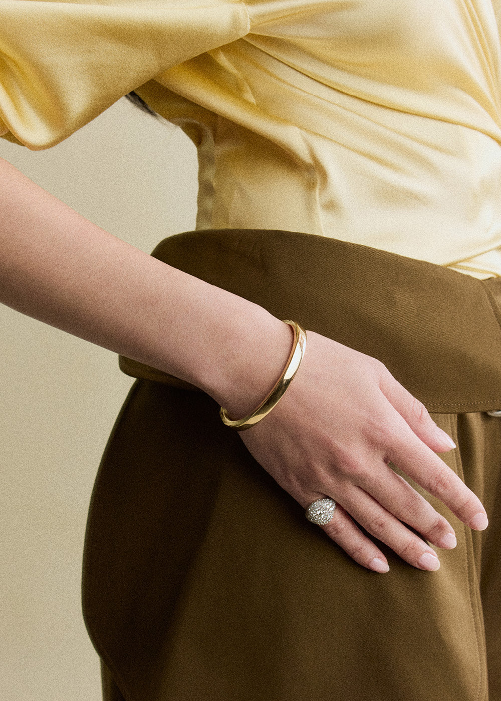 Gold Dust Bangle 7mm