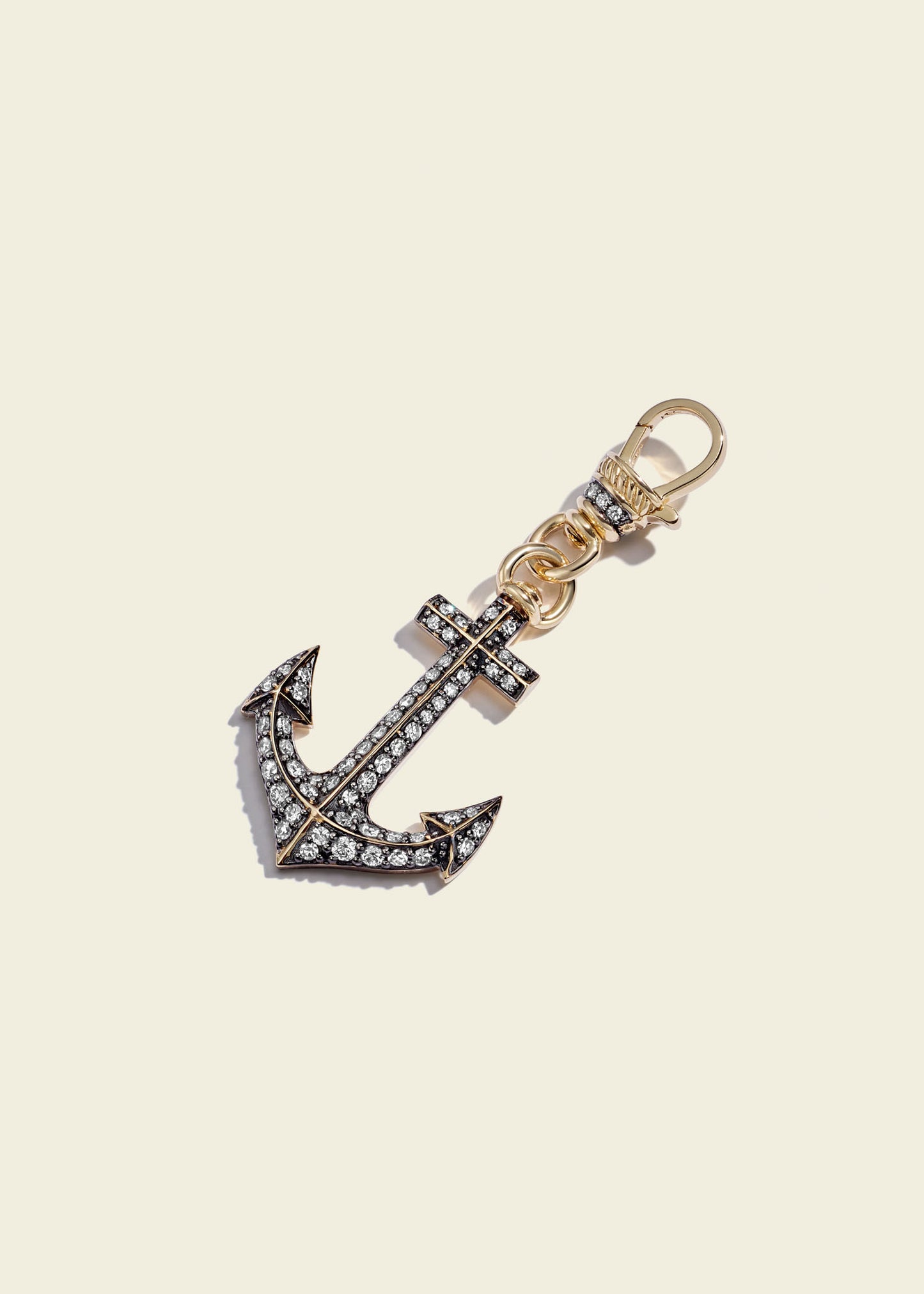 Antique finish Anchor pendant