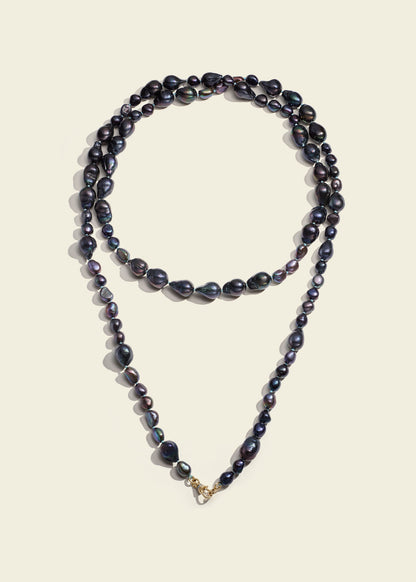 Chaos Long Pearl Necklace