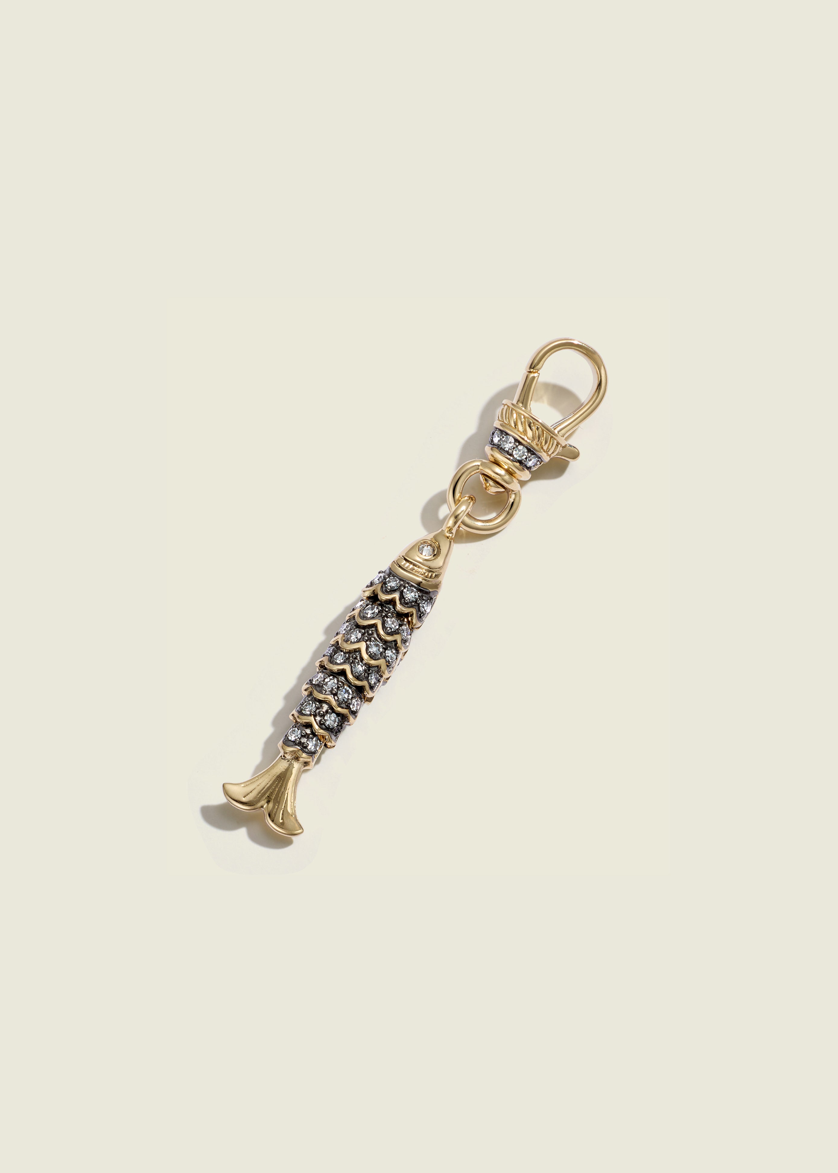 Dinky Diamond Fish Pendant