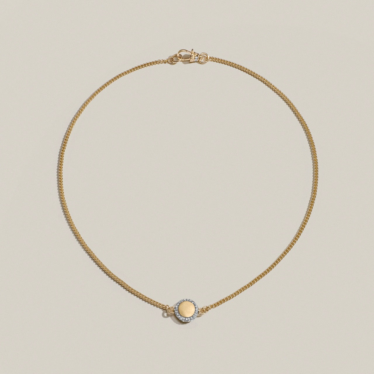 Modern Finish Diamond Baby Pocket Watch Necklace
