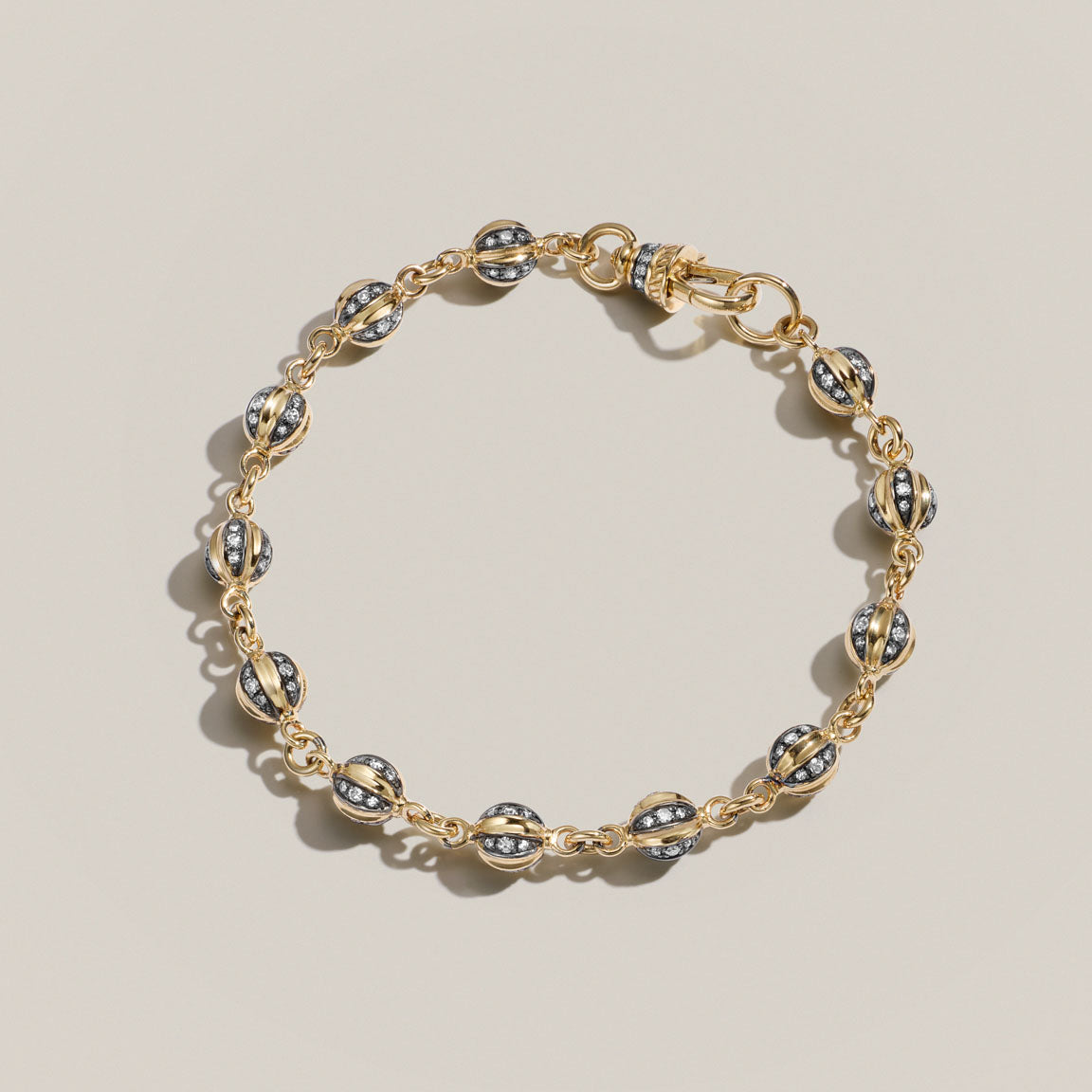 Diamond Ball Breaker Bracelet