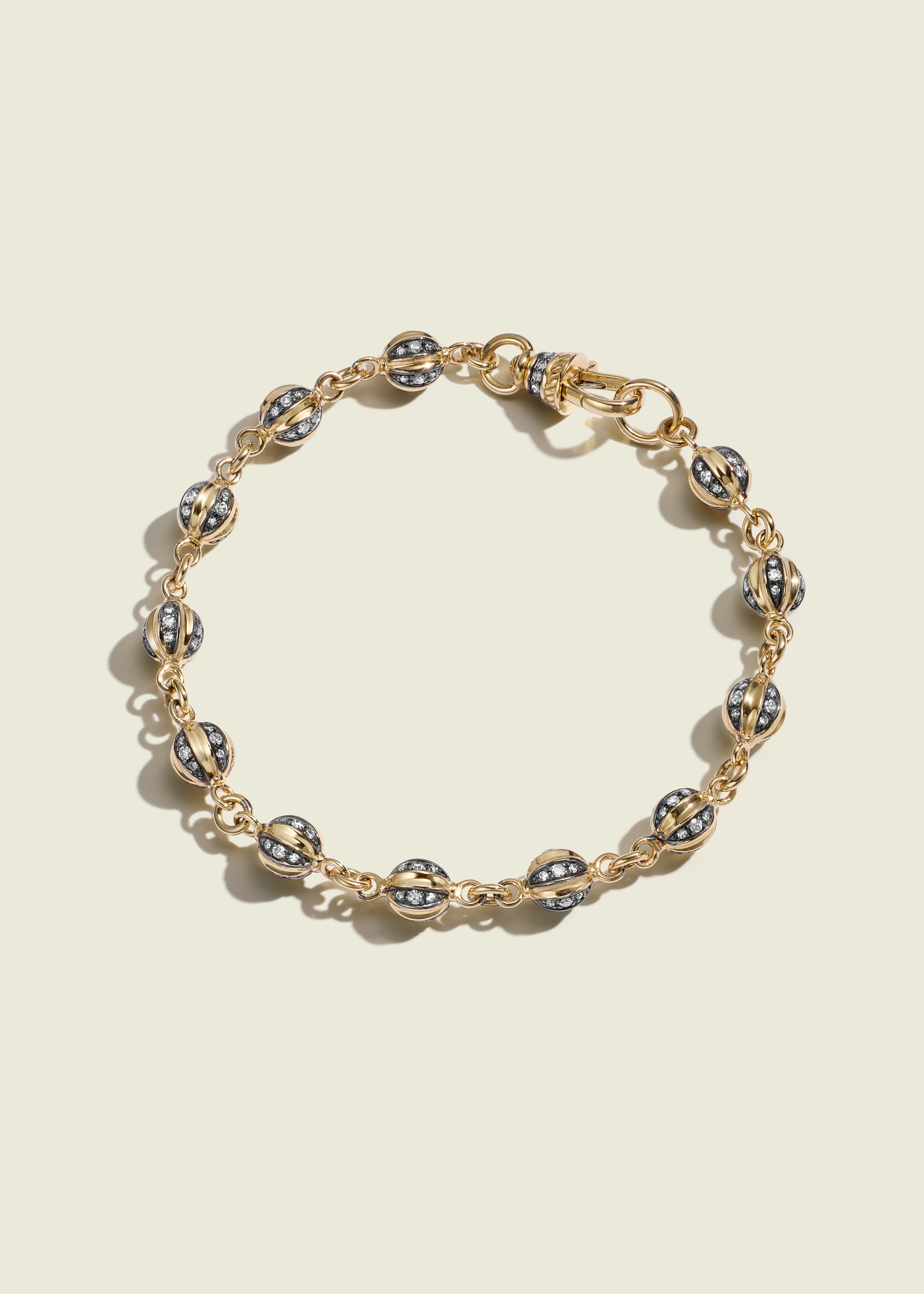 Diamond Ball Breaker Bracelet