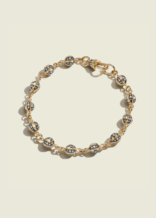 Diamond Ball Breaker Bracelet