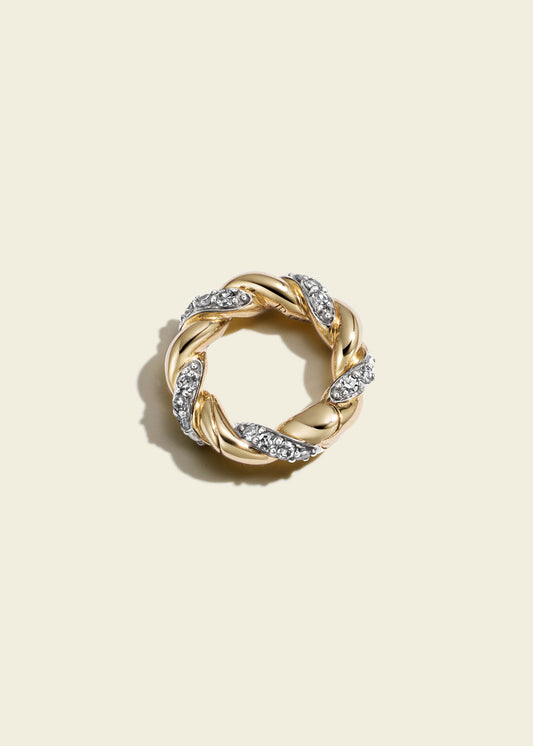 Modern Finish Diamond Rope Connector