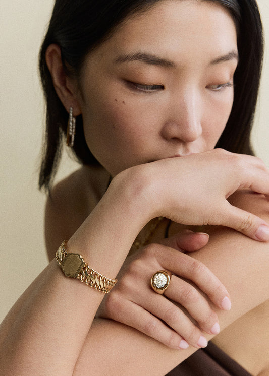 Modern Finish Smartie Ring