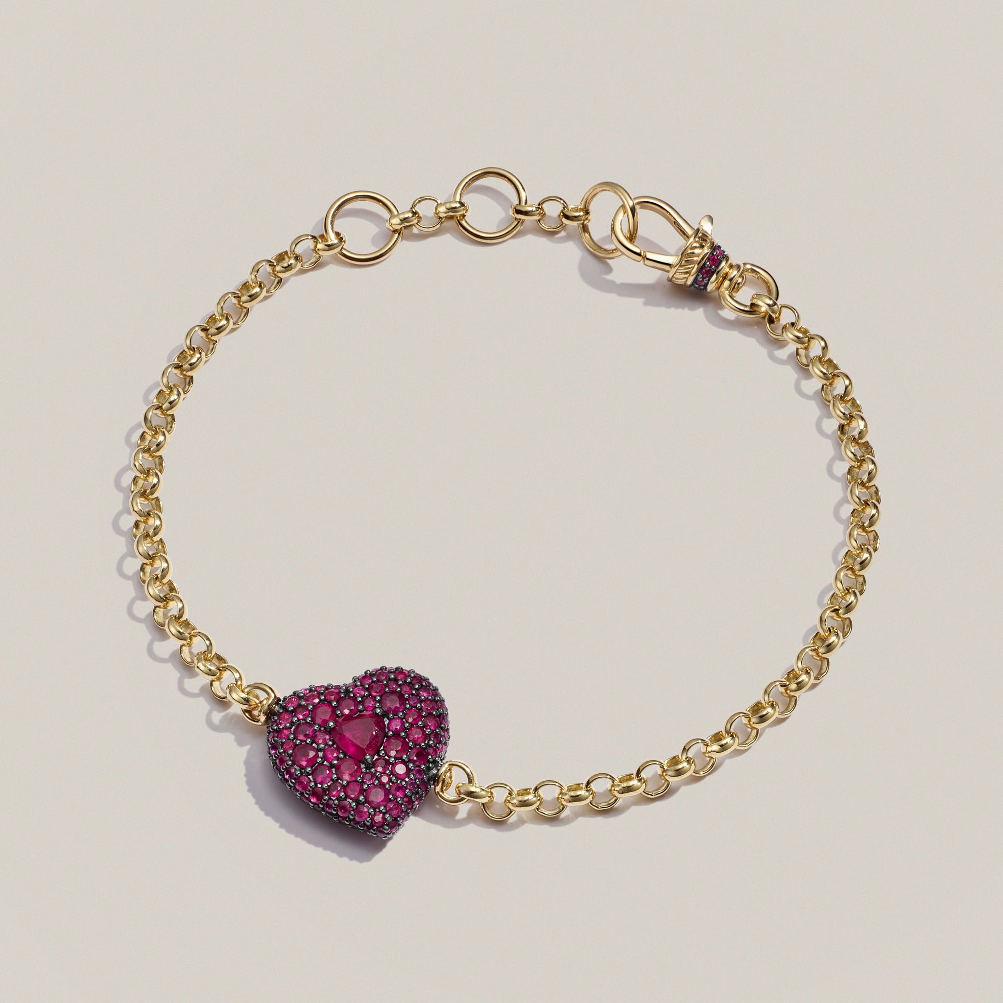 Ruby Chubby Love Bracelet