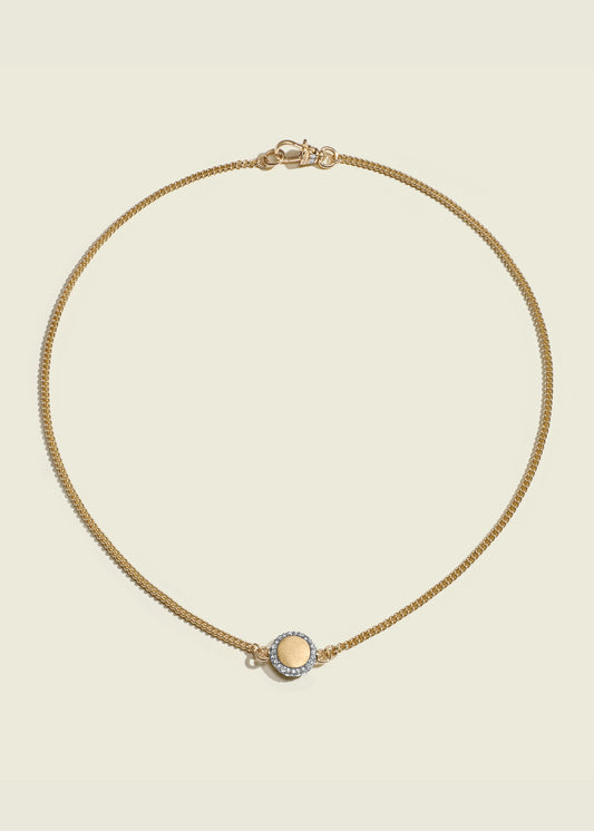 Modern Finish Diamond Baby Pocket Watch Necklace