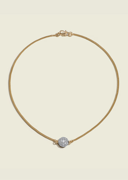 Modern Finish Diamond Baby Pocket Watch Necklace