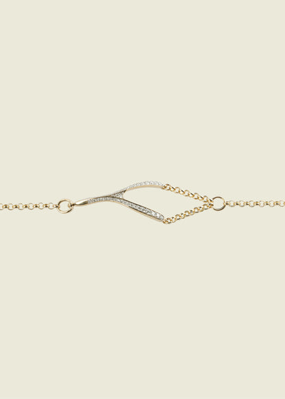 Modern Finish Wishbone Bracelet
