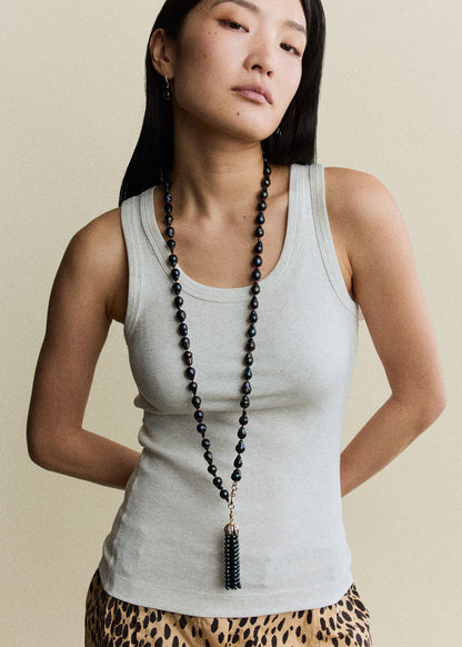 Nyx Long Baroque Pearl Necklace