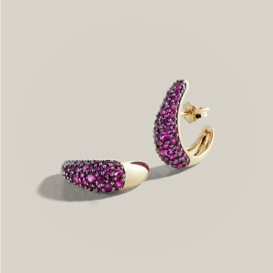 Signature Pavé Ruby Ear cuffs