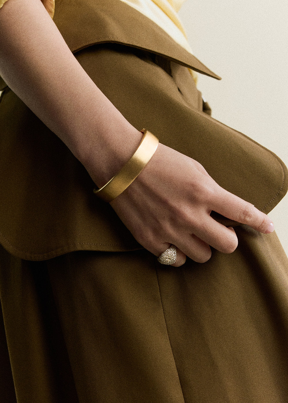 Gold Dust Bangle 15mm