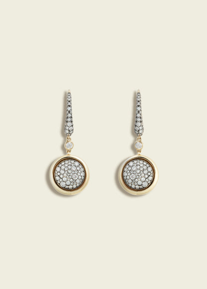 Antique Finish Smartie Earrings