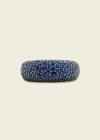 Blue Sapphire Bombé Ring