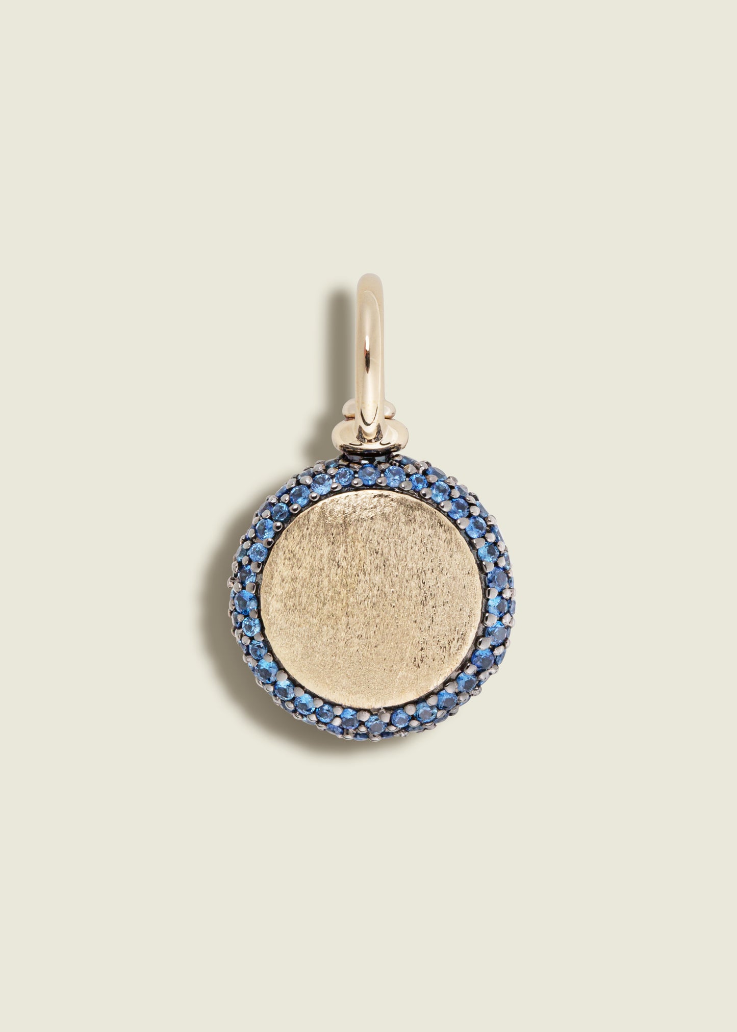 Blue Sapphire Pocket Watch Pendant