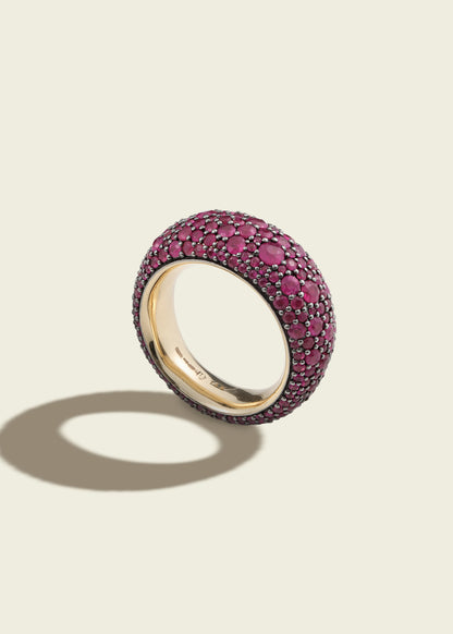 Ruby Bombé Ring